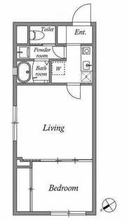 SOLASIA residence門前仲町【4階】の間取り
