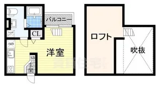 CLOUD鳳【2階】の間取り