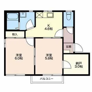 フレグランス あすか【2階】の間取り
