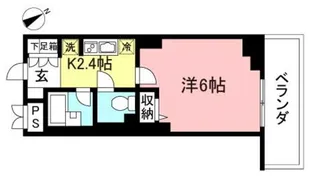 ソレアード下北沢【4階】の間取り