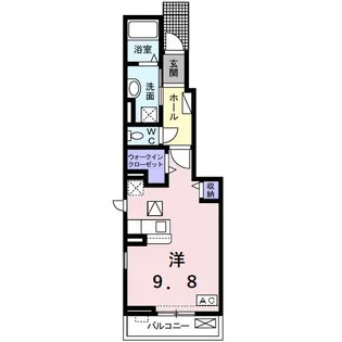 AngeII(アンジェII)【1階】の間取り