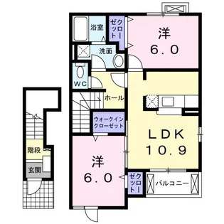 エテルノ【2階】の間取り