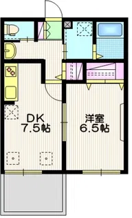 ブランシャルマン【3階】の間取り