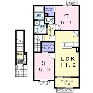 アルタ【2階】の間取り