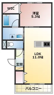 マンダリーヌ【3階】の間取り