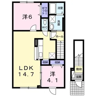 エターナリィ【2階】の間取り