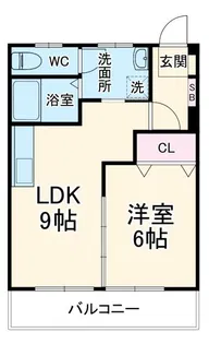 西荘ビル【2階】の間取り