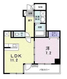 プリマヴェーラ【1階】の間取り