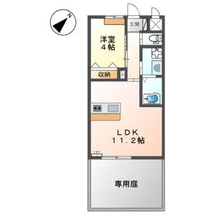 セルリアン コート【1階】の間取り