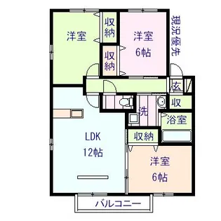 モアレクト【1階】の間取り
