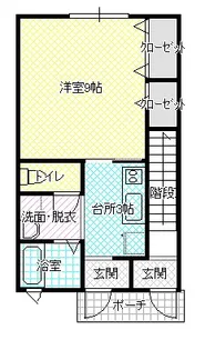 メイプルハイツ【1階】の間取り