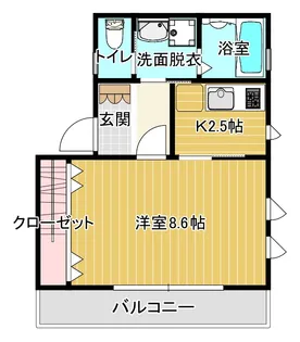 ラ・ルーチェ草薙【2階】の間取り