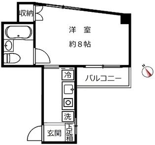 ヒルトップミナミ【2階】の間取り