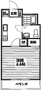 コーポUemori【2階】の間取り