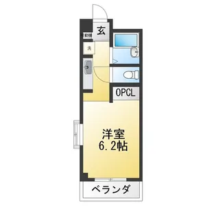 ダイニチ館F1番館【4階】の間取り
