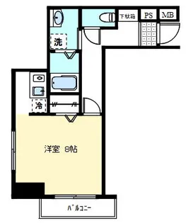 グリフィン横浜・センター北駅前【3階】の間取り