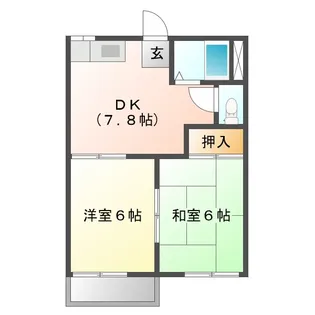 フォーブルドゥ【1階】の間取り