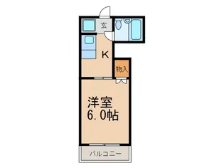 第46川崎ビル【2階】の間取り