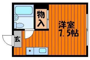 山下コーポ【4階】の間取り