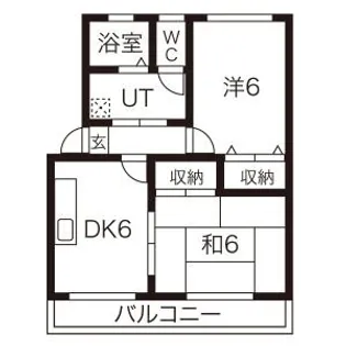 レガーロ・林【3階】の間取り