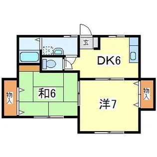 フローラルグレースM【1階】の間取り