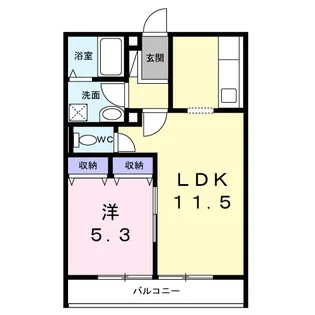メゾン ソラーナ【2階】の間取り