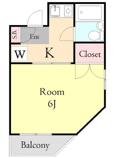 メゾンフクダパートI【3階】の間取り