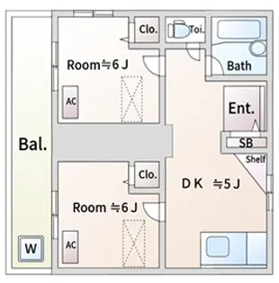 東京都板橋区坂下3【アパート】の間取り