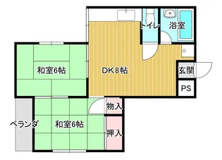 トーシンコーポ【2階】の間取り