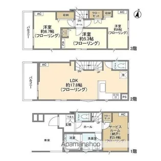 埼玉県さいたま市桜区南元宿1【一戸建】の間取り