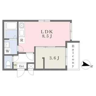 MOVE一宮【2階】の間取り