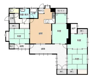 山口県山口市小郡尾崎町【一戸建】の間取り
