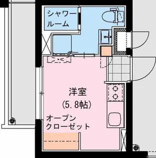 The Rock APT【1階】の間取り