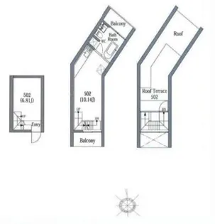 COMS UEHARA【5階】の間取り