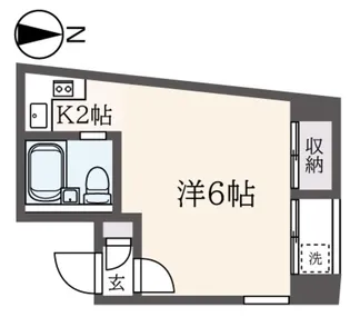 サニーハイツ【3階】の間取り