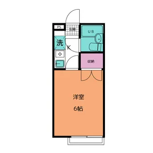 ライジングヤマコ天沼I【1階】の間取り