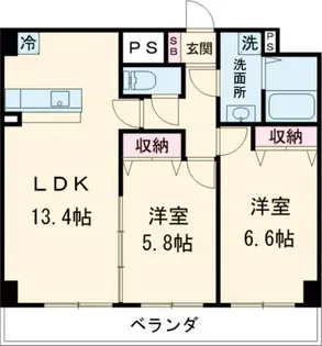 クラティオ【4階】の間取り