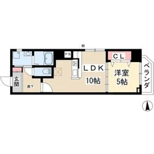 Notre chez nous SANNOU【5階】の間取り