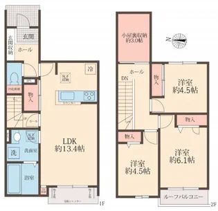 ル・ドージュの間取り