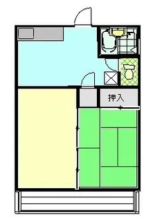 メゾンド宮浦【1階】の間取り