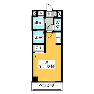 シャルマン【1階】の間取り