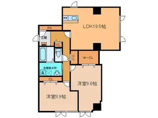 NCウイング5【4階】の間取り