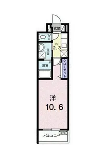 グラン・フィオーレ矢部【1階】の間取り