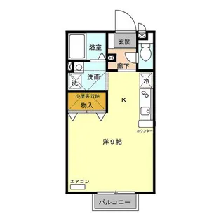 メゾンモナリエ【2階】の間取り
