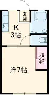 ユーハイツ岸野【2階】の間取り