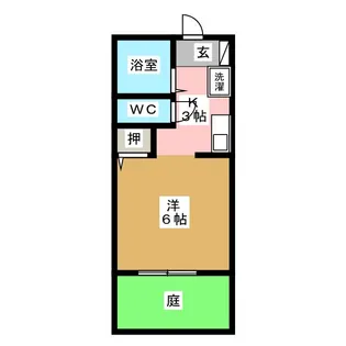 フラッツ マインズ【1階】の間取り