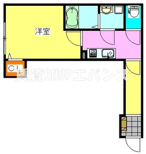 Crecia薬円台【3階】の間取り