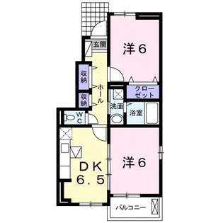 サンシャインII【1階】の間取り
