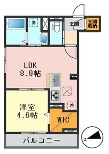 セレスティア柴又【3階】の間取り