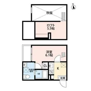愛知県名古屋市南区明円町【アパート】の間取り